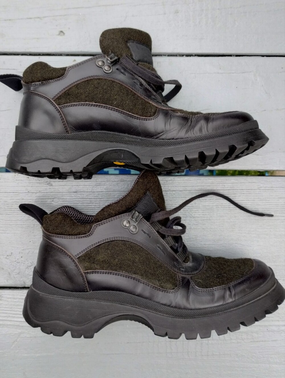 Prada Hiking Boots Black 8